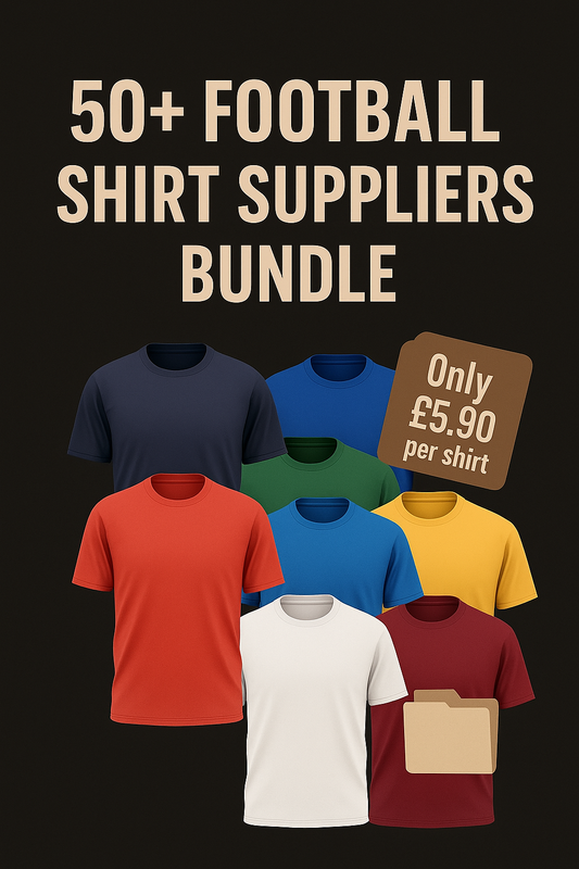 50+ Football Shirt Suppliers Bundle