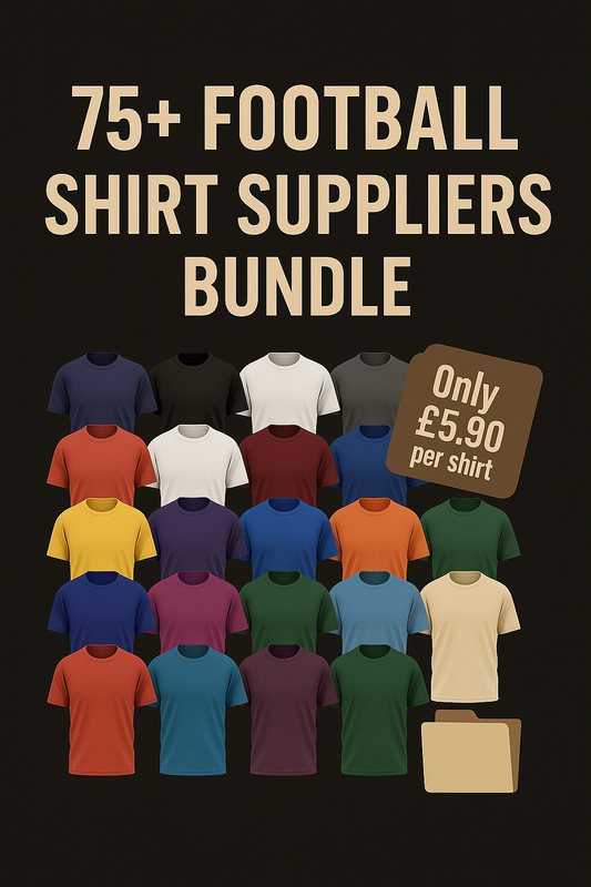 75+ Football Shirt Suppliers Bundle